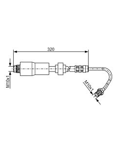 BOSCH 1987476065 FLESSIBILE DEL FRENO