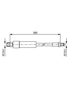 BOSCH 1987476074 FLESSIBILE DEL FRENO