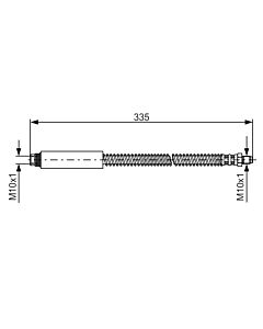 BOSCH 1987476078 FLESSIBILE DEL FRENO