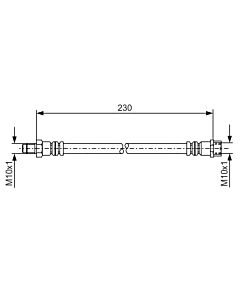 BOSCH 1987476083 FLESSIBILE DEL FRENO