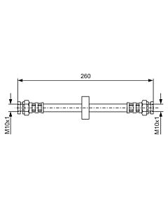 BOSCH 1987476092 FLESSIBILE DEL FRENO