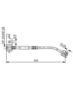 BOSCH 1987476103 FLESSIBILE DEL FRENO