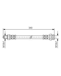 BOSCH 1987476121 FLESSIBILE DEL FRENO