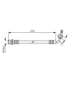 BOSCH 1987476127 FLESSIBILE DEL FRENO