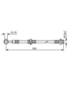BOSCH 1987476132 FLESSIBILE DEL FRENO