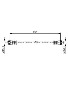 BOSCH 1987476178 FLESSIBILE DEL FRENO