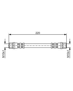BOSCH 1987476203 FLESSIBILE DEL FRENO