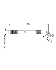 BOSCH 1987476207 FLESSIBILE DEL FRENO