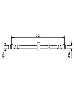BOSCH 1987476219 FLESSIBILE DEL FRENO