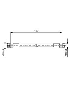 BOSCH 1987476220 FLESSIBILE DEL FRENO