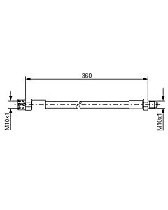 BOSCH 1987476235 FLESSIBILE DEL FRENO
