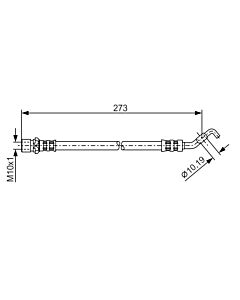 BOSCH 1987476270 FLESSIBILE DEL FRENO