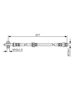 BOSCH 1987476282 FLESSIBILE DEL FRENO