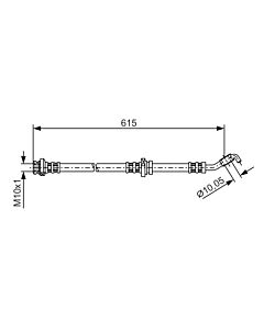 BOSCH 1987476362 FLESSIBILE DEL FRENO