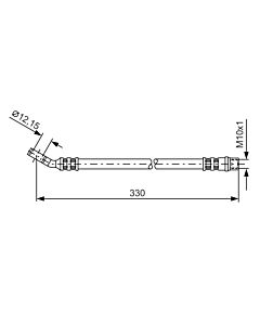 BOSCH 1987476365 FLESSIBILE DEL FRENO
