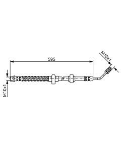 BOSCH 1987476374 FLESSIBILE DEL FRENO
