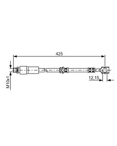BOSCH 1987476386 FLESSIBILE DEL FRENO