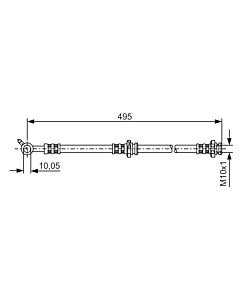 BOSCH 1987476399 FLESSIBILE DEL FRENO