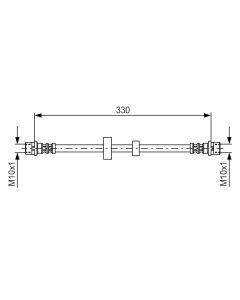 BOSCH 1987476411 FLESSIBILE DEL FRENO