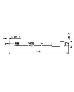 BOSCH 1987476455 FLESSIBILE DEL FRENO