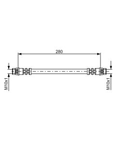 BOSCH 1987476517 FLESSIBILE DEL FRENO