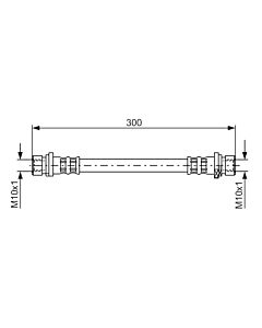 BOSCH 1987476583 FLESSIBILE DEL FRENO