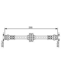 BOSCH 1987476632 FLESSIBILE DEL FRENO