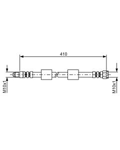BOSCH 1987476650 FLESSIBILE DEL FRENO