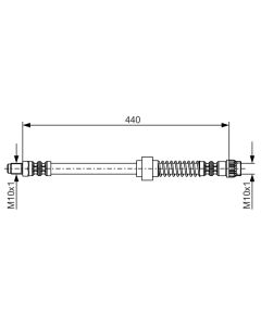 BOSCH 1987476651 FLESSIBILE DEL FRENO