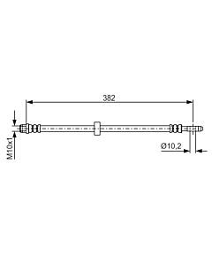 BOSCH 1987476696 FLESSIBILE DEL FRENO