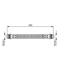 BOSCH 1987476702 FLESSIBILE DEL FRENO