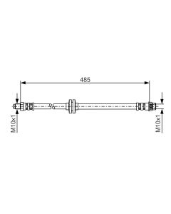 BOSCH 1987476827 FLESSIBILE DEL FRENO