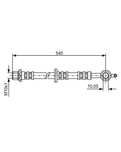 BOSCH 1987476833 FLESSIBILE DEL FRENO