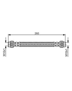 BOSCH 1987476869 FLESSIBILE DEL FRENO