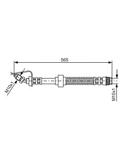 BOSCH 1987476906 FLESSIBILE DEL FRENO