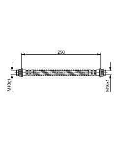 BOSCH 1987476947 FLESSIBILE DEL FRENO