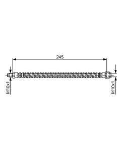 BOSCH 1987476950 FLESSIBILE DEL FRENO