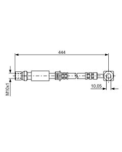 BOSCH 1987476975 FLESSIBILE DEL FRENO
