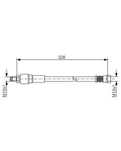 BOSCH 1987481001 FLESSIBILE DEL FRENO