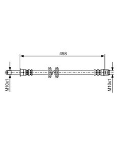 BOSCH 1987481006 FLESSIBILE DEL FRENO