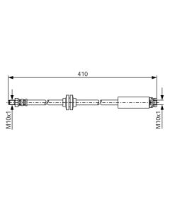 BOSCH 1987481022 FLESSIBILE DEL FRENO