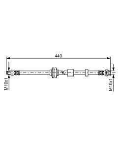 BOSCH 1987481059 FLESSIBILE DEL FRENO