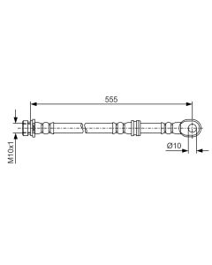 BOSCH 1987481087 FLESSIBILE DEL FRENO