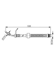 BOSCH 1987481151 FLESSIBILE DEL FRENO