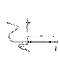 BOSCH 1987481161 FLESSIBILE DEL FRENO