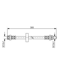 BOSCH 1987481180 FLESSIBILE DEL FRENO