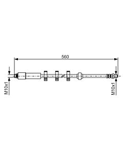 BOSCH 1987481290 FLESSIBILE DEL FRENO