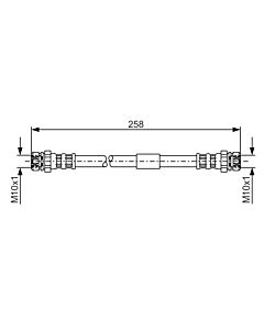 BOSCH 1987481369 FLESSIBILE DEL FRENO