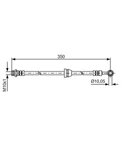 BOSCH 1987481388 FLESSIBILE DEL FRENO