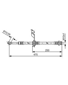 BOSCH 1987481393 FLESSIBILE DEL FRENO